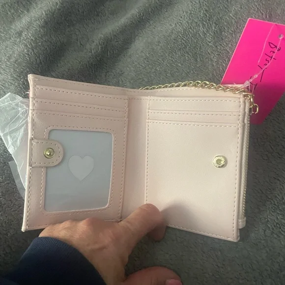 Betsey Johnson Pink Bear Pouch - Picture 6 of 10